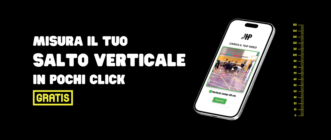 Test di SALTO E tabella di valutazione della forza esplosiva elastica